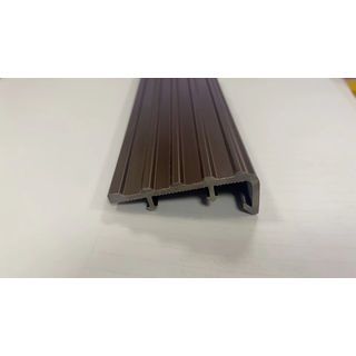 MAC จมูกบันได PVC หน้ากว้าง 38 มม. ยาว 2 เมตร รุ่นDF38-20B1 สีน้ำตาลเข้ม