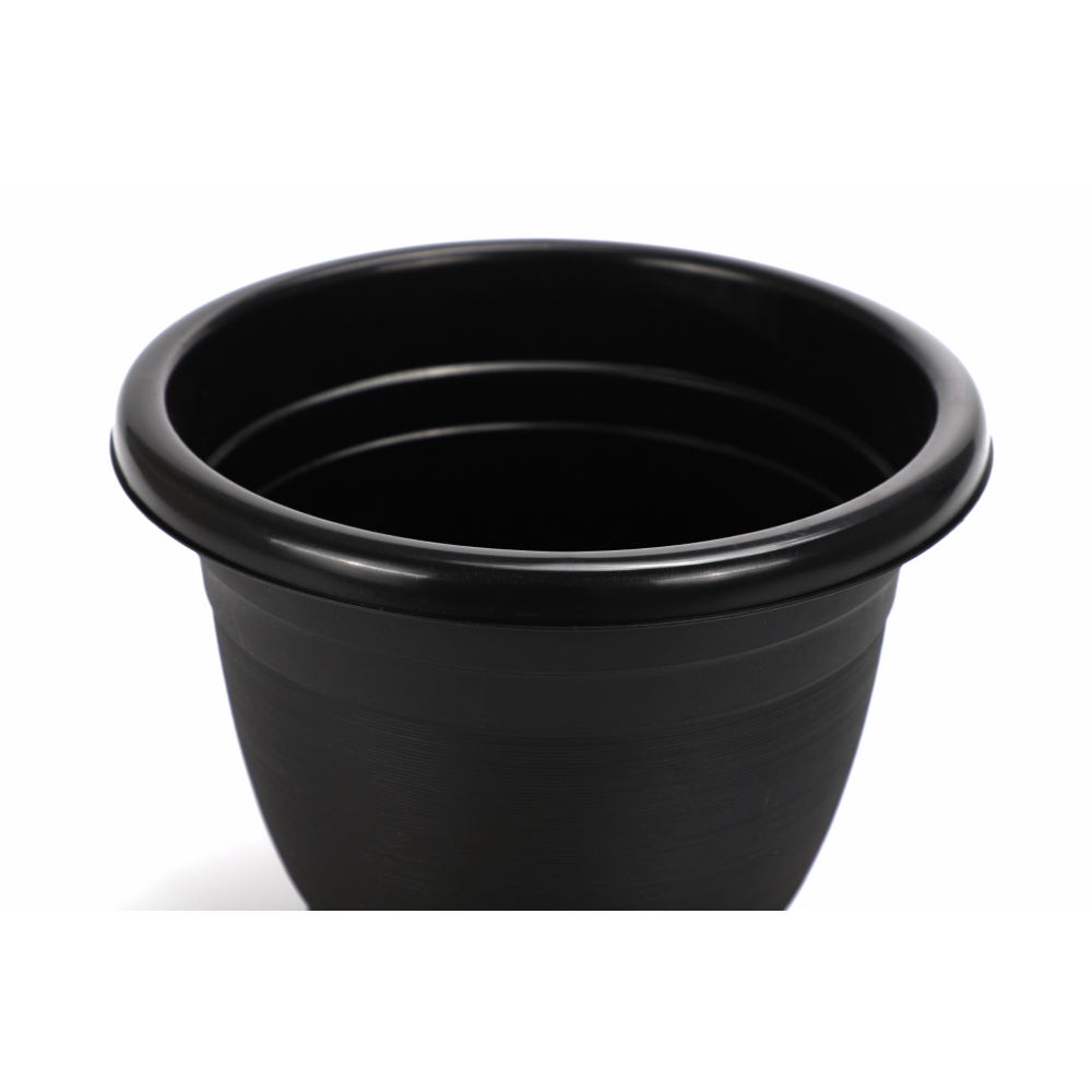 Tree O กระถางต้นไม้ รุ่น2JX2605-BKขนาด26x26x20 สีดำ