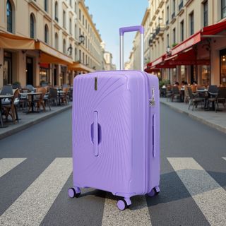 WETZLARS กระเป๋าเดินทาง ขนาด 24 นิ้ว  รุ่น Winter-02 ขนาด 26x42x65 ซม. สีม่วงโอโรล่า