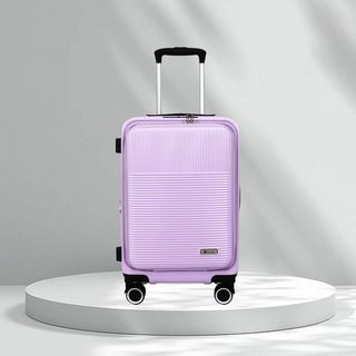 WETZLARS กระเป๋าเดินทาง ขนาด 20 นิ้ว พร้อมช่องใส่ของด้านหน้า รุ่น Spring-04 ขนาด 21x33x50 ซม. สีม่วงมาเจนตา 