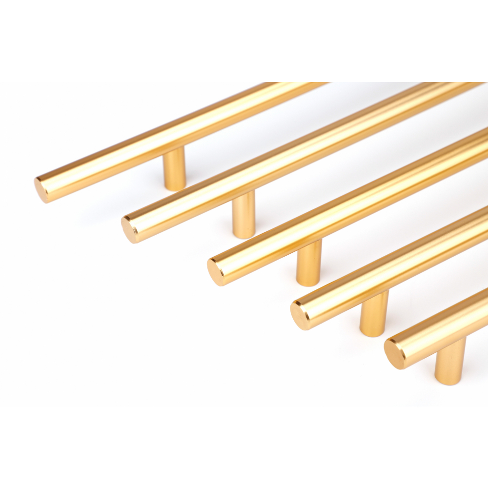 TORSTEN มือจับเฟอร์นิเจอร์อลูมิเนียมอัลลอยด์ 12x250x34 มม. รุ่น OKL005-05-G สีทอง