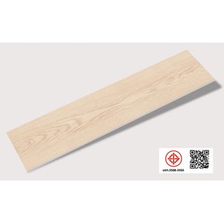Marbella กระเบื้องปูพื้นลายไม้ 20x100x0.98ซม. รุ่น เมเปิ้ลไลท์ 11006 (1.2ตร.ม./กล่อง) (6แผ่น) A.