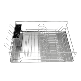 CLOSE ที่คว่ำจาน 46X32X13 ซม. MARIN สีเงิน