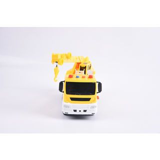 TOYS ของเล่นรถเครน สีเหลีอง(มีแสงและเสียง)#JS105(33x13.5x17.5ซม.)