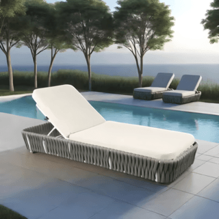 SUMMER SETเตียงริมสระ  LANTA ขนาด 84x210x31 ซม. สีเบจ
