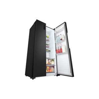 LG ตู้เย็น Side by side รุ่น GC-B187JBAM ขนาด 18Q สีดำ