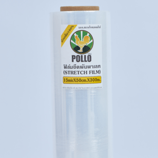 POLLO ស្កុតយឺត (ពណ៌ថ្លា) 15mic.x50cm.x300m.