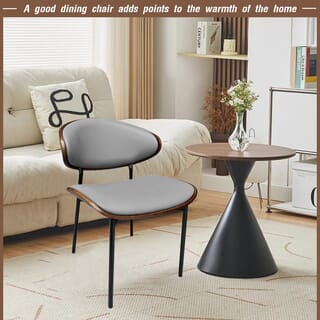 DELICATO เก้าอี้อเนกประสงค์ รุ่น Moya ขนาด 48x40x75 ซม. สีเทา