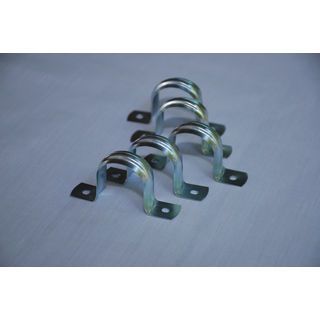 UHENG แคล้มรัดท่อเหล็กขาคู่ ขนาด 2 แพ็ค 5 ตัว