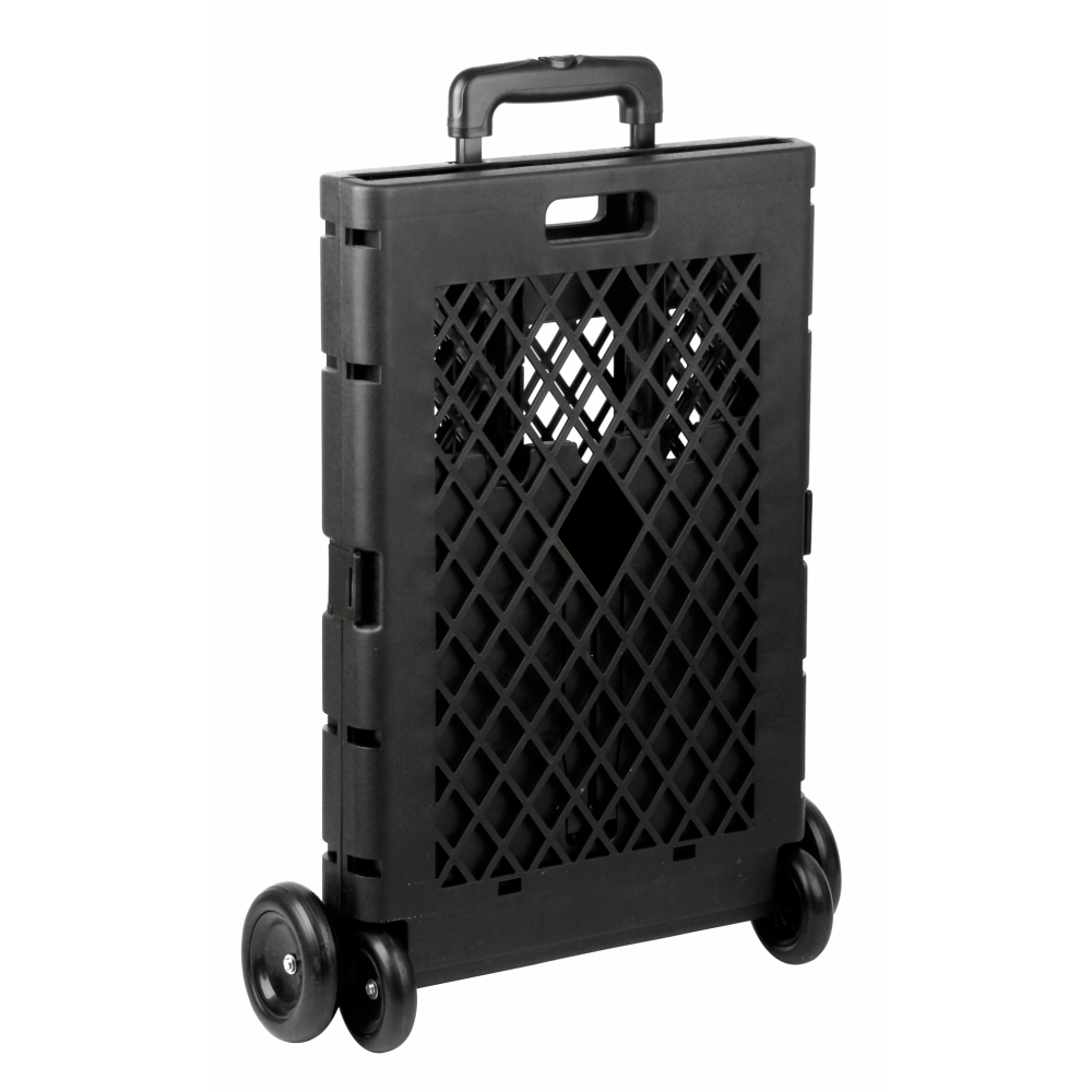 GOME รถเข็นอเนกประสงค์ พับเก็บได้ รุ่น TG51448 ขนาด 36.5x14(39)x60(100) ซม. สีดำ