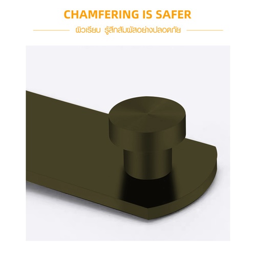 TORSTEN กลอนสับสแตนเลส 4”(90องศา) รุ่น GACGBX-004SS/BN สีบรอนซ์