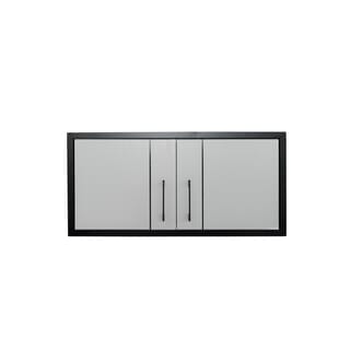 CLOSE ตู้แขวนคู่เสริม UPVC  LABARIS ขนาด  86x41 ซม. สีเทา