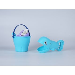 TOYS ของเล่นชุดถังชายหาดและอุปกรณ์ 8 ชิ้น รุ่น HG-1202 ขนาด 26x18x16 ซม. คละสี