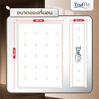 Truffle ที่นอน Pocket Spring รุ่น Amerzaa 3.5ฟุต หนา10