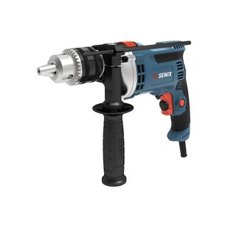 SENIX สว่านกระแทกไฟฟ้า 13 มม. 750W (พร้อมอุปกรณ์ 45ชิ้น) รุ่น PDHE7.5-M-EU  สีน้ำเงิน - ดำ