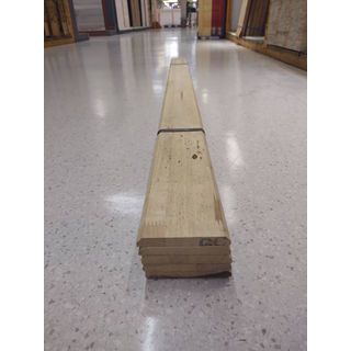GREAT WOOD ฝ้าระแนงไม้ ไม้ยางพาราจ๊อยส์ BC (1x5) 1/2