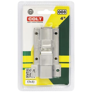 COLT LITE กลอนห้องน้ำ รุ่น 008 ขนาด 4 นิ้ว สีสแตนเลส (แพ็ค 1)