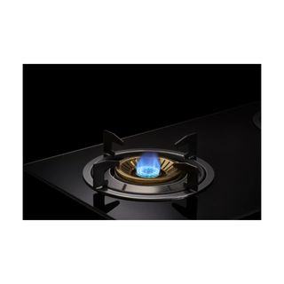 MEX เตาแก๊สตั้งโต๊ะหน้ากระจก 2 หัวเตาทองเหลือง  PCM1608