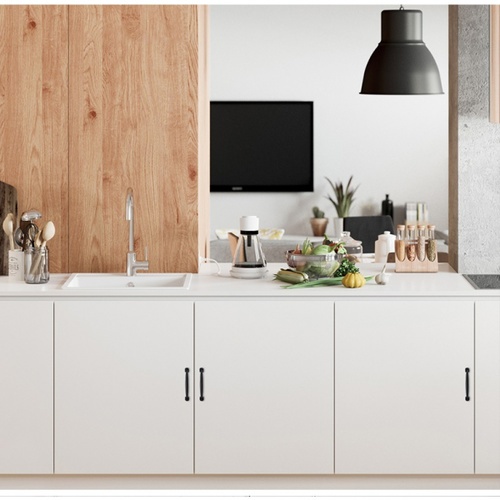 TORSTEN มือจับเฟอร์นิเจอร์อลูมิเนียมอัลลอยด์ 16x162x23.5 มม. รุ่น OKL002-10-BK สีดำ