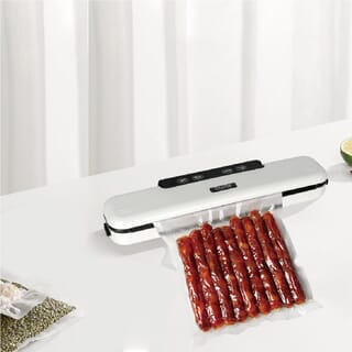 CLOSE เครื่องซีลสูญญากาศ 80W JMZK003  สีขาว พร้อมถุงซีลสูญญากาศ 10 ถุง