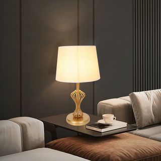 EILON โคมไฟตั้งโต๊ะ ขั้ว E27 ขนาด 25x25x 42cm รุ่น WP199138 สีทอง