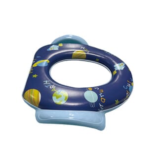 Primo Kids ฝารองนั่งเด็กพร้อมมือจับและแผ่นกันน้ำกระเด็น รุ่น Space TS01W  สีน้ำเงิน ลายอวกาศ