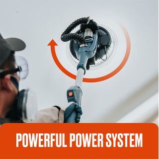 SENIX เครื่องขัดผนังเบาไฟฟ้า 8 นิ้ว 900W (พร้อมก้านและระบบดูดฝุ่น) รุ่น PWSE9.0-M-EU สีน้ำเงิน - ดำ