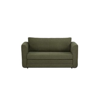 PULITO โซฟาเบดผ้า 2 ที่นั่ง รุ่น COLMAR-OL ขนาด 71x147x77 ซม. สีเขียวมะกอก