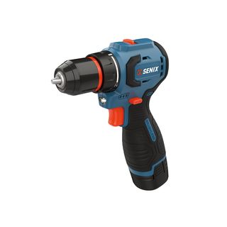 SENIX สว่านไร้สาย Brushless 10 มม. 16.8V(Max) (พร้อมแบตเตอรี่  2.0Ah 2 ก้อน) รุ่น PDDS4-M-EU สีน้ำเงิน - ดำ