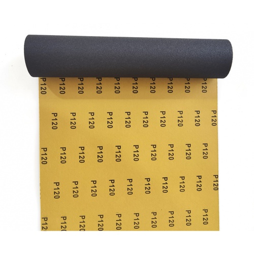 HUMMER กระดาษทรายม้วนขัดน้ำ 12 นิ้ว เบอร์ 120 ขนาด 300 มม.x5เมตร BPR-300120M5 สีดำ