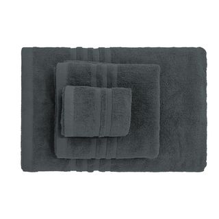 loomi ผ้าขนหนู Gift set no.TPME-01 สีเทาเข้ม