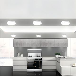 EILON ดาวน์ไลท์ LED แบบลอยหน้ากลม 8 นิ้ว 18W รุ่นTP-CDW-SW-18DL แสงเดย์ไลท์ สีขาว