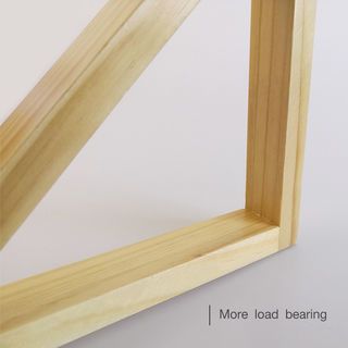 ฉากรับชั้นไม้ ขนาด18X23X1.5ซม. รุ่น LW02-WD  สีไม้