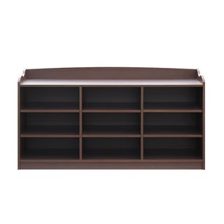 DELICATO ชั้นวางรองเท้า รุ่นเวสโต้ ขนาด 122.2x33x65.7 ซม. สีอเมริกาโน่