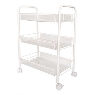 SANE ชั้นวางของอเนกประสงค์ในครัวพร้อมล้อ 3 ชั้น 44x26x63 ซม. FIBBA