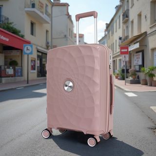 WETZLARS กระเป๋าเดินทาง ขนาด 20 นิ้ว  รุ่น Marvin-02 ขนาด 20.50x37x55 ซม. สีชมพูซากุระ