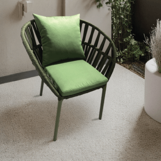 SUMMER SETเก้าอี้ outdoor อลูมิเนียม Samed ขนาด 57x59x76 ซม. สีเขียว