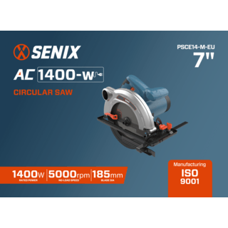 SENIX เลื่อยวงเดือน 7นิ้ว 1400วัตต์ รุ่น PSCE14-M-EU