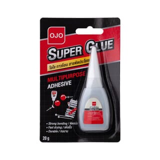 OJO กาวร้อน รุ่น 190385 ขนาด 20 กรัม สีใส