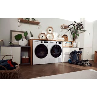BEKO เครื่องซักผ้าฝาหน้า ขนาด 9 กิโลกรัม รุ่น WCV9614XB0STW สีขาว