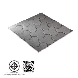 Marbella กระเบื้องเซรามิคปูพื้น 16x16 นิ้ว รุ่น นาซ่า เกรย์ JMZ40208 Matt (12P)