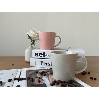 AILO แก้วเซรามิค 8 ซม. 350 มล. BELL-P สีชมพู