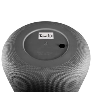 Tree O กระถางต้นไม้พลาสติกรุ่น 6KD2214-GR ขนาด M สีเทา