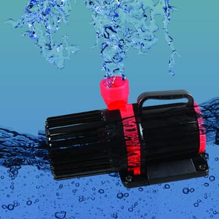 BOYU ปั๊มจุ่มน้ำบ่อ/ตู้ปลา รุ่นGX4P-10000T ขนาด85W Qmax10000L/H Hmax5เมตรสีดำแดง