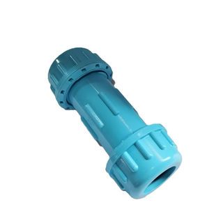 VAVO ข้อต่อยูเนี่ยนซีลยาง หนา 1 นิ้ว(25)  สีฟ้า