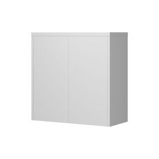 SMITH  ตู้เก็บเอกสารแบบทึบบานเลื่อน รุ่น Artie ขนาด 40x90x90ซม. สีขาว-แดง