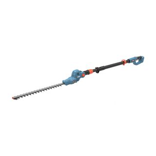 SENIX เครื่องตัดพุ่มไม้สูงไร้สาย ขนาด 21 นิ้ว 20V(Max) ปรับสูง 1.8 - 2.5 เมตร (พร้อมแบตเตอรี่ 2.0Ah 1 ก้อน) รุ่น HTPX2-M-EU สีน้ำเงิน - ดำ