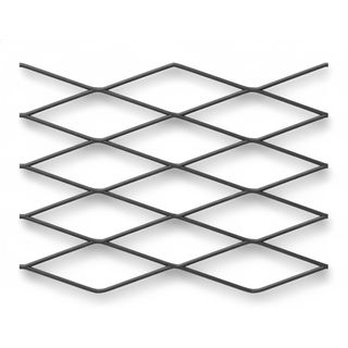 ปืนใหญ่ ตะแกรงเหล็กฉีก XS-71 ขนาด 4x8ฟุต สีดำ