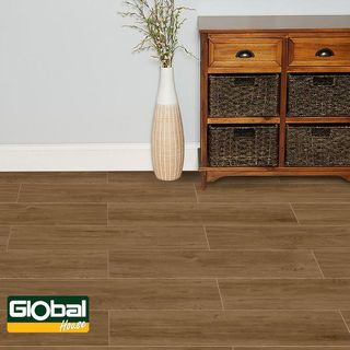 Marbella กระเบื้องเซรามิคปูพื้น 15x90 ซม. DGD915617 สีไม้วอลนัท Satin (8P) 1.08 ตร.ม./กล่อง