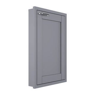 KITZCHO บานซิงค์เดี่ยวบานทึบ KEC-ZOR-S-FL-6040X-GY สีเทา